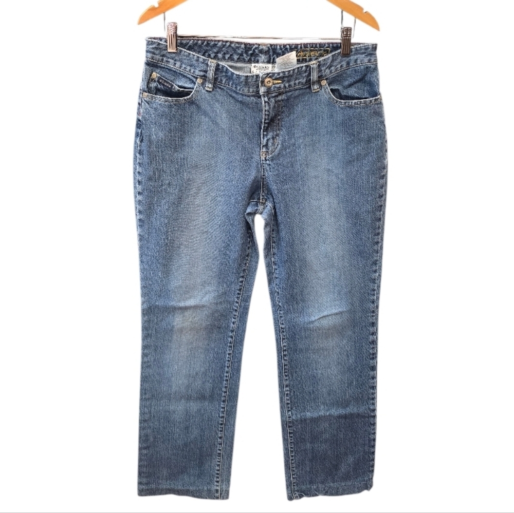 Columbia Relaxed Fit Straight Leg Blue Jeans 12 Long
